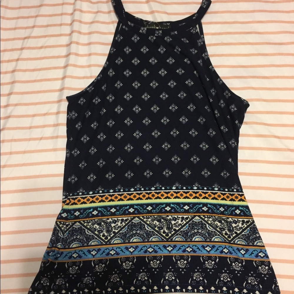 Floral printed tank top